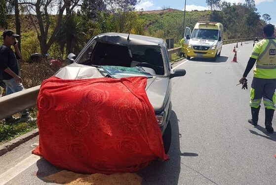 Idoso de bicicleta é atropelado na BR 040 e morre