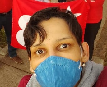 Manifestante denuncia agressão em ato contra Bolsonaro em Lafaiete