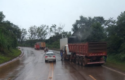 Atenção motoristas: Acidente com derramamento de óleo na BR 040