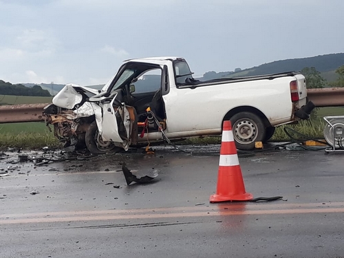Acidente grave na BR 040 em Carandaí