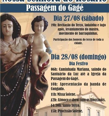 Festa de Nossa Senhora do Rosário começa hoje