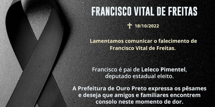 Morre Chico Barbeiro – Pai do deputado eleito Leleco Pimentel