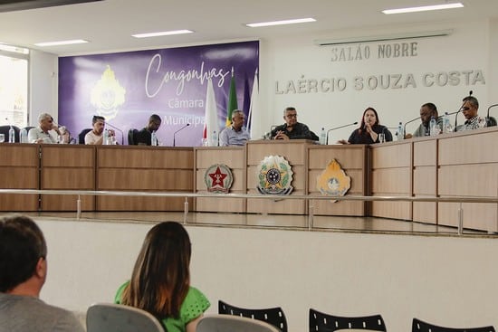 Apresentação esclarece dúvidas de vereadores sobre Plano de Segurança de Barragens em Congonhas