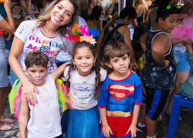Hoje tem Carnaval para as crianças no Bloco dos Baixinhos