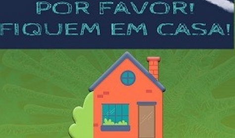 Fiquem em casa