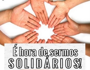 É hora de sermos solidários!