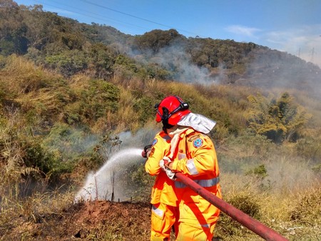 Bombeiros combatem mais de 30 focos de incêndios na região
