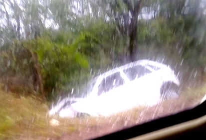 Manhã de chuva com acidentes e feridos nas estradas