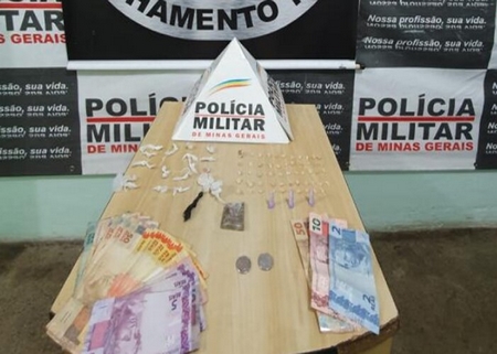 PM coíbe tráfico em Lafaiete