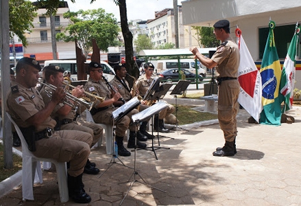 Banda da PM se apresentará hoje em bairros de Lafaiete