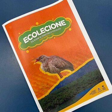 Conhece o Ecolecione, álbum de figurinhas com a temática ambiental desenvolvida pela Prefeitura de Ouro Branco