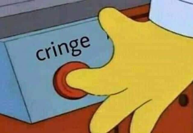 O que é ser cringe mesmo?