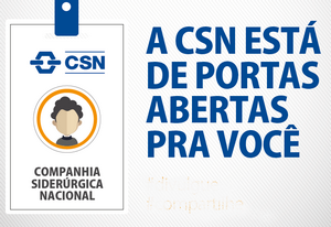 CSN oferece várias vagas para Congonhas