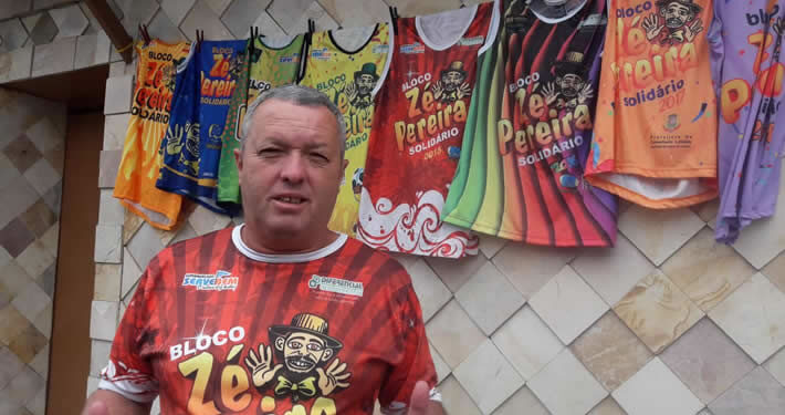 Bloco Zé Pereira Solidário anima o Carnaval neste domingo na Chapada