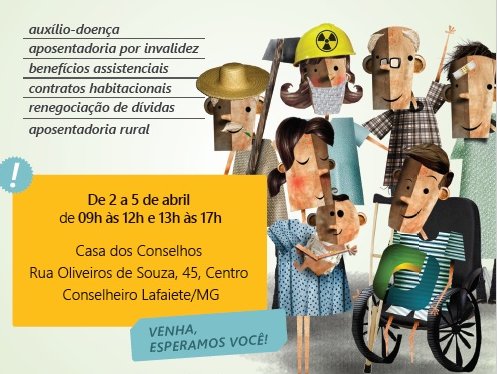 Mutirão de Defesa Pública da União começa hoje em Lafaiete
