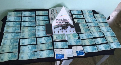 Operação da PM em Lafaiete e Congonhas recupera quase 100 mil reais furtados