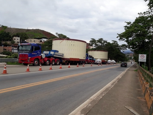 Carretas com cargas excedentes passarão pela BR 040 nos próximos dias