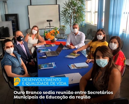 Ouro Branco sedia reunião regional de secretários de Educação