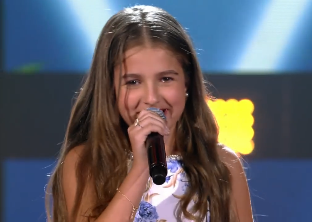 Candidata de Itaverava está no The Voice Kids