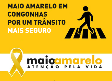 “Maio Amarelo” chama a atenção para segurança no trânsito