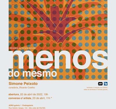 Adro Galeria de São João del-Rei inaugura calendário anual com instalação gráfica