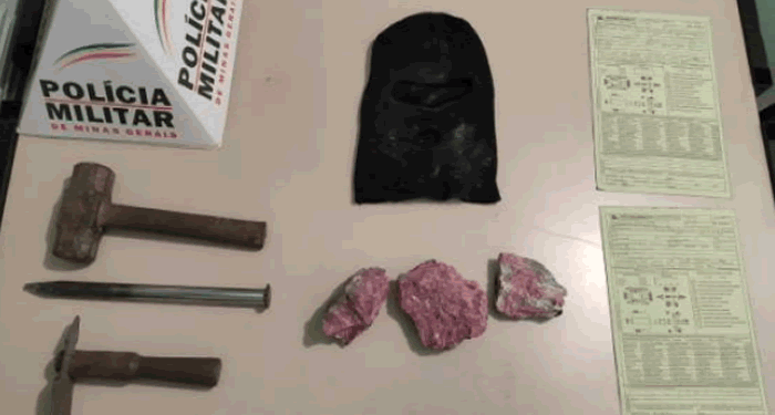 Quadrilha é presa roubando na Mina da Vale em Lafaiete