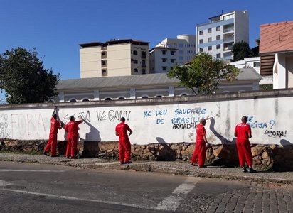 Presos de cidades históricas trabalham na revitalização de patrimônios