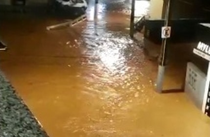 Itaverava sofre com temporal e alagamentos