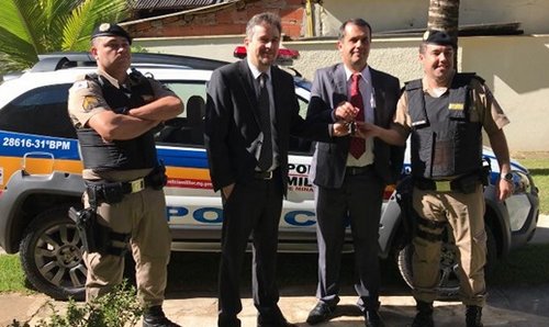 Consep viabiliza viatura para PM em Piranga