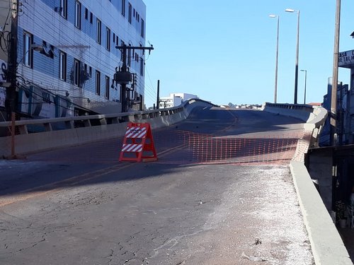 Viaduto será novamente interditado à noite