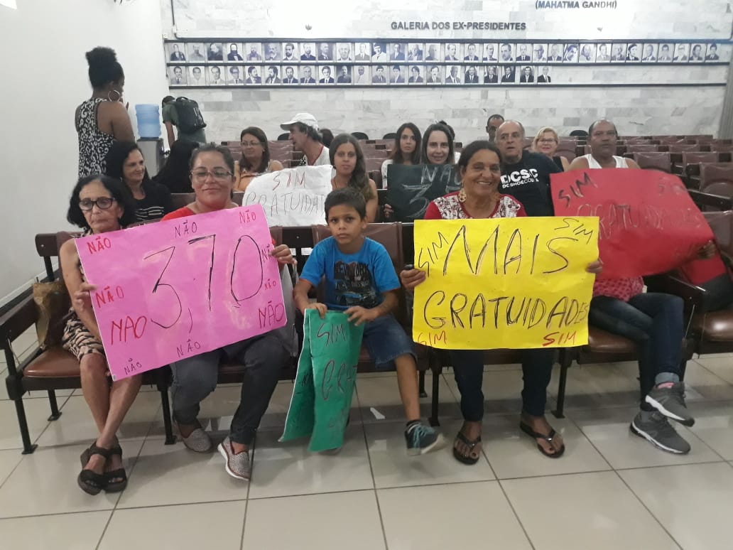Pouca adesão não impede avanço de manifestação sobre transporte coletivo em Lafaiete