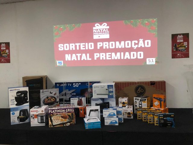 Entrega dos prêmios Natal Premiado CDL  2019