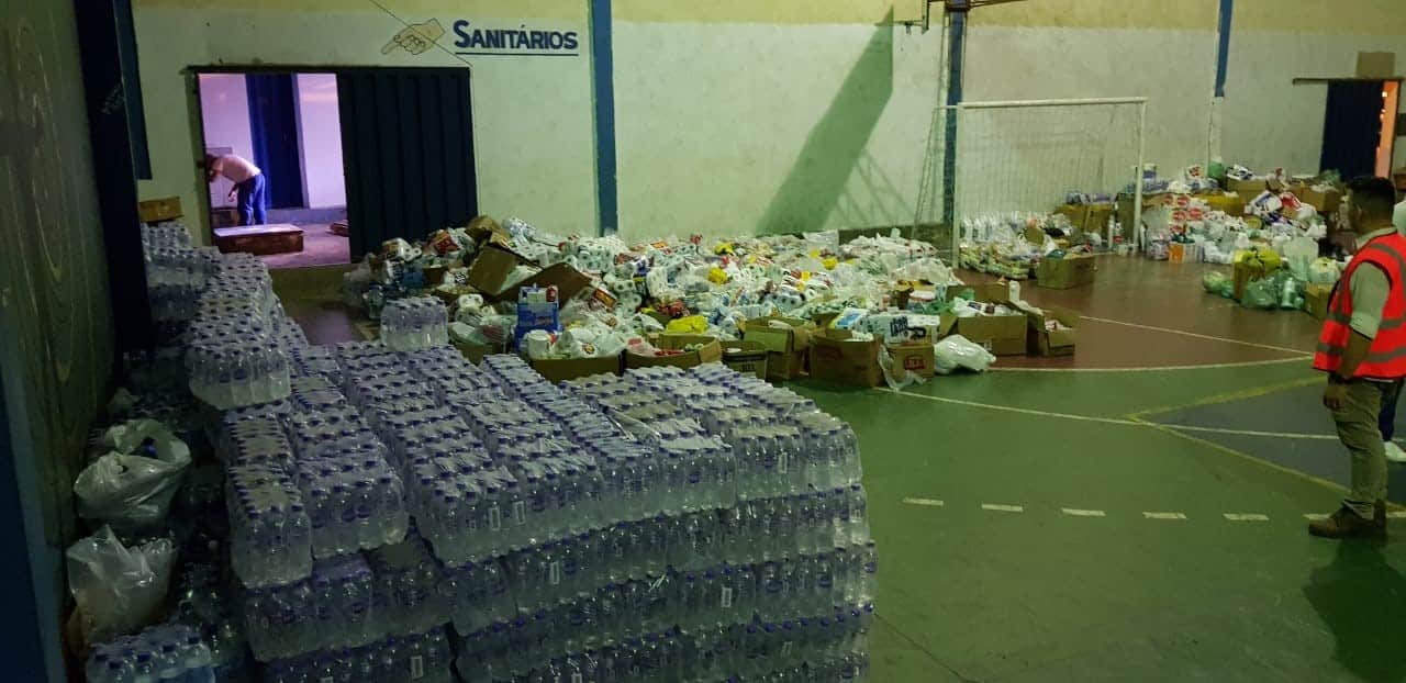 Atingidos pelas chuvas em Barbacena recebem doações