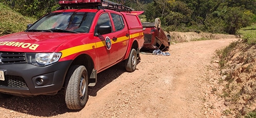 Homem morre em acidente na zona rural de Resende Costa