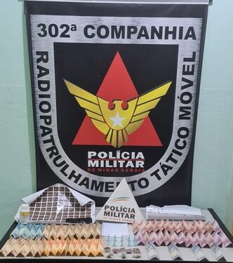 Dupla é presa suspeita de tráfico em Lafaiete