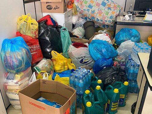 Comércio de Lafaiete faz campanha para atingidos pelas chuvas