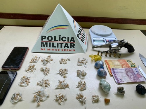 Trio é preso suspeito de tráfico em Barbacena