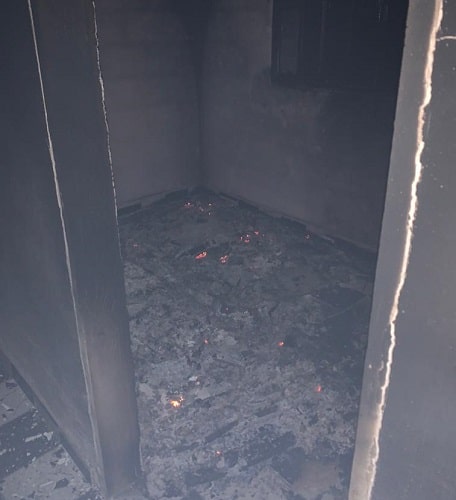 Casa pega fogo em cidade da região