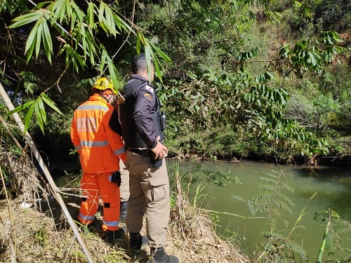 Bombeiros encontram corpo de homem desaparecido em Coronel Xavier Chaves