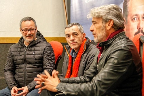 Atores Danton Mello e Alexandre Borges e o produtor Roberto D’Ávila prestigiam lançamento de filme de Zé Arigó em Congonhas