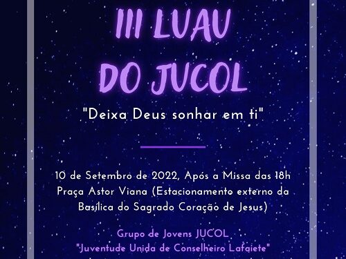 Grupo de jovens católicos de Lafaiete promove luau neste sábado
