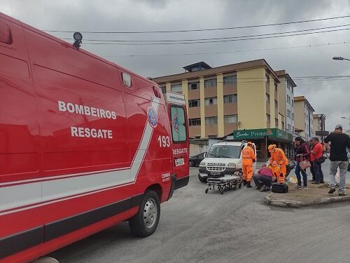 Idoso é atropelado em Barbacena