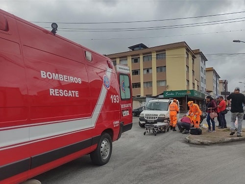 Idoso é atropelado em Barbacena