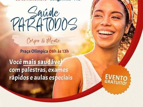 “Saúde para Todos”, evento com exames gratuitos e palestras acontece hoje em Congonhas