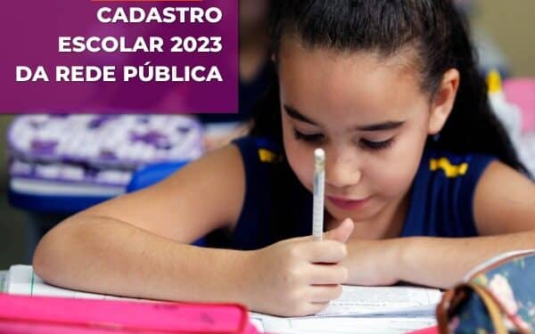 Escolas públicas: Prazo para rematrícula termina hoje e cadastro escolar começa amanhã