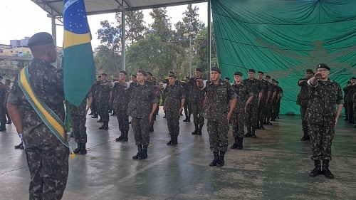 Tiro de Guerra realiza solenidade militar, interna, por término do ano de instrução dos atiradores