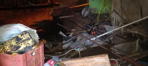 Quatorze pessoas ficam desalojadas durante chuva em Barbacena