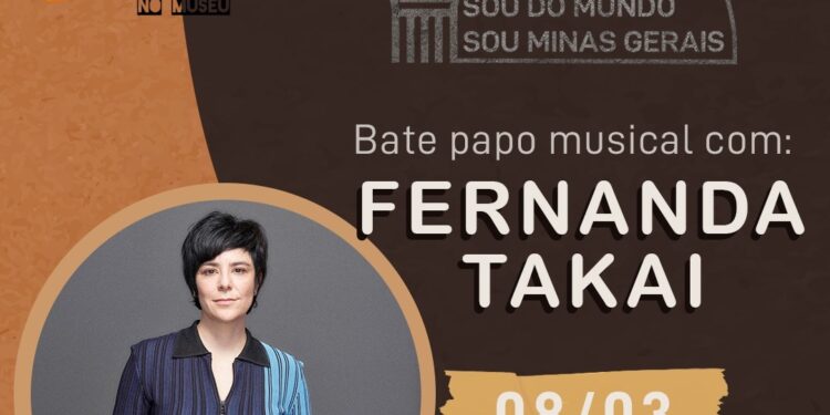 Fernanda Takai abre temporada 2023 de bate-papo musical no Museu de Congonhas