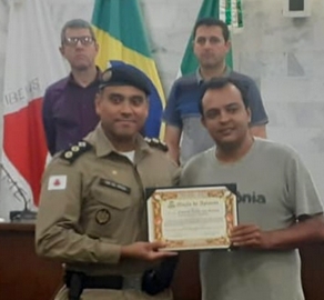 Comandante do 31ºBPM recebe Moção de Aplausos e elogios pela segurança pública em Lafaiete
