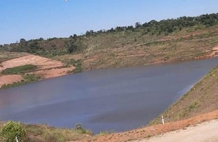 Obras de reforço na Barragem 7 em Jeceaba